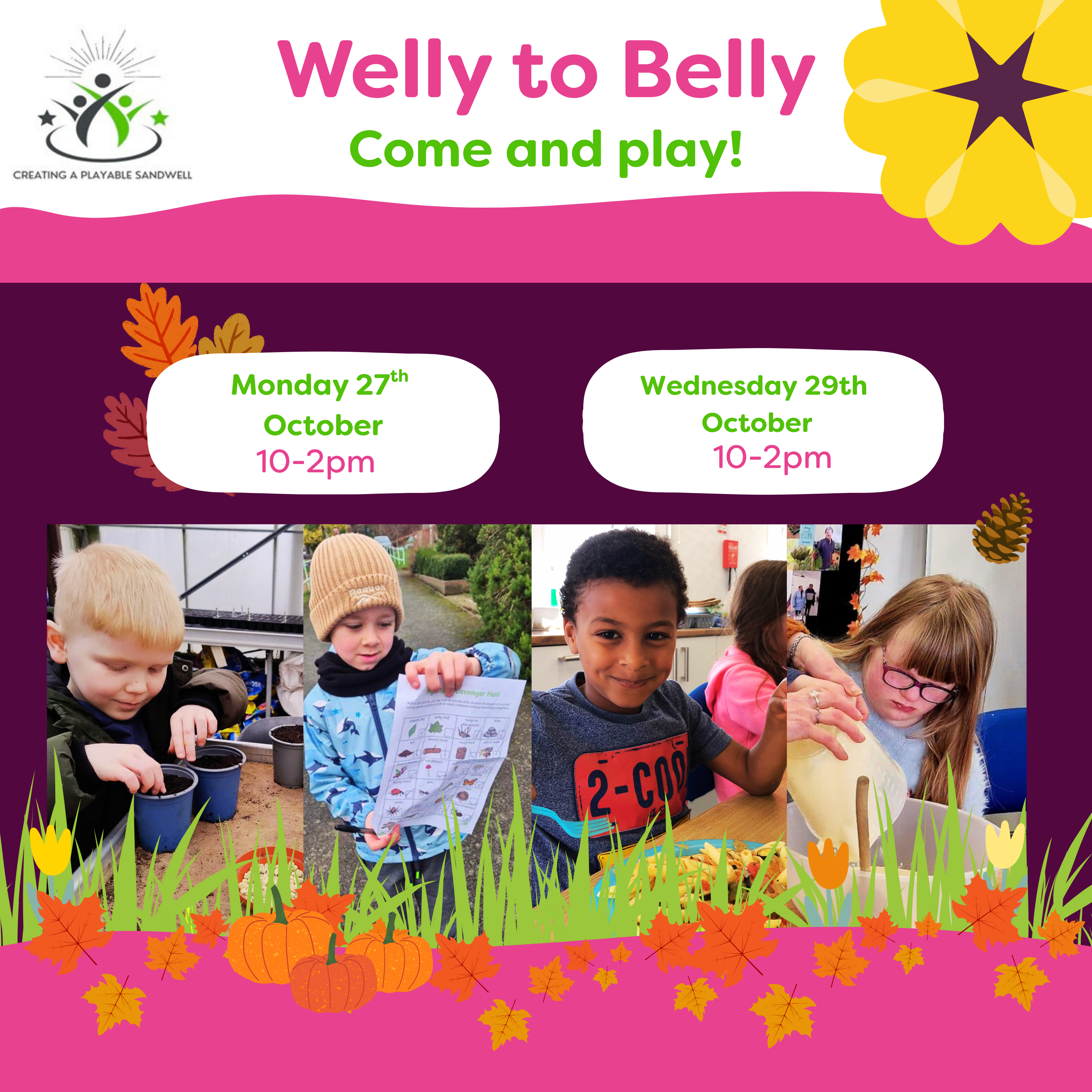Welly to Belly - October Half Term!